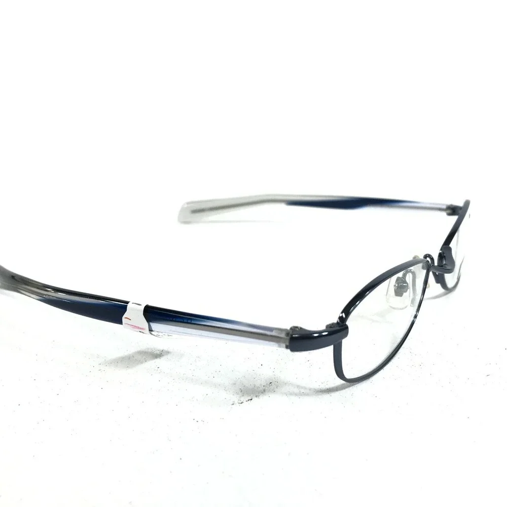 BCPC BP-151 COL.27 Eyeglasses Frames Clear Blue Round Oval Wire Rim 51-18-140